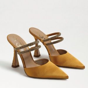 Sam Edelman AGUSTINA MULE PUMP 7 Golden Yellow